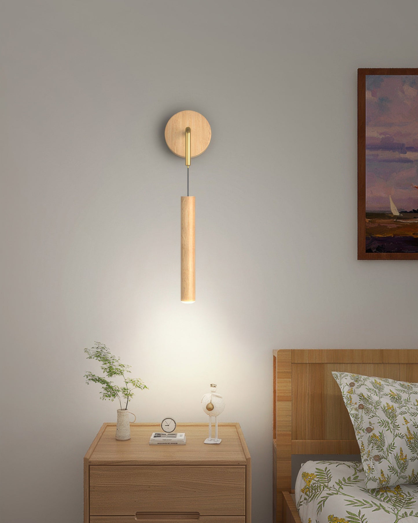 Modern Cylinder LED Wall Sconce Mounted Lamp