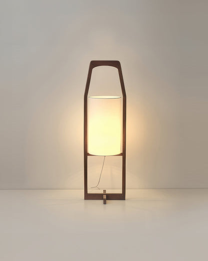 Japanese Wooden Floor Lamp Retro Zen