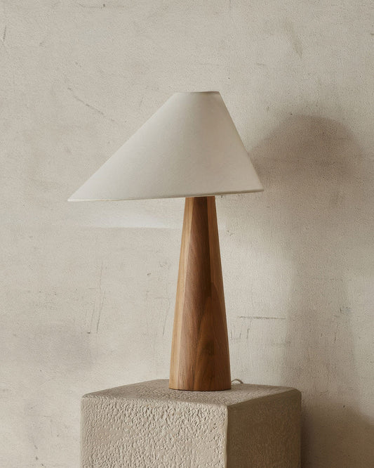 Serene Retreat Solid Wood Floor Lamp