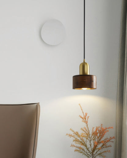 Cylinder Pendant Light Fixture Hanging Lamp Japanese Style