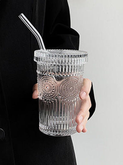 Ripple Portable Glass Cup & Straw Set