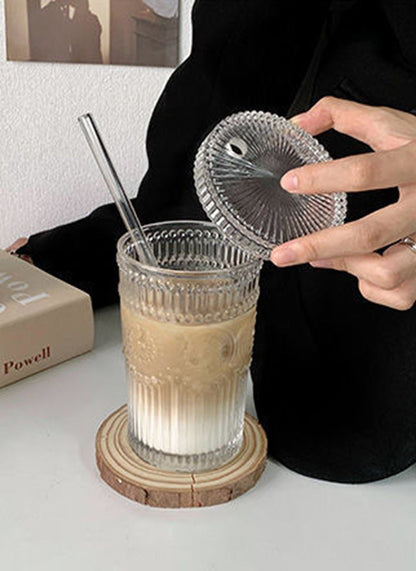 Ripple Portable Glass Cup & Straw Set