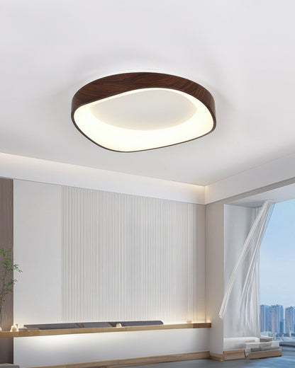 Nordic Artistic Wood Grain Ceiling Light lamp