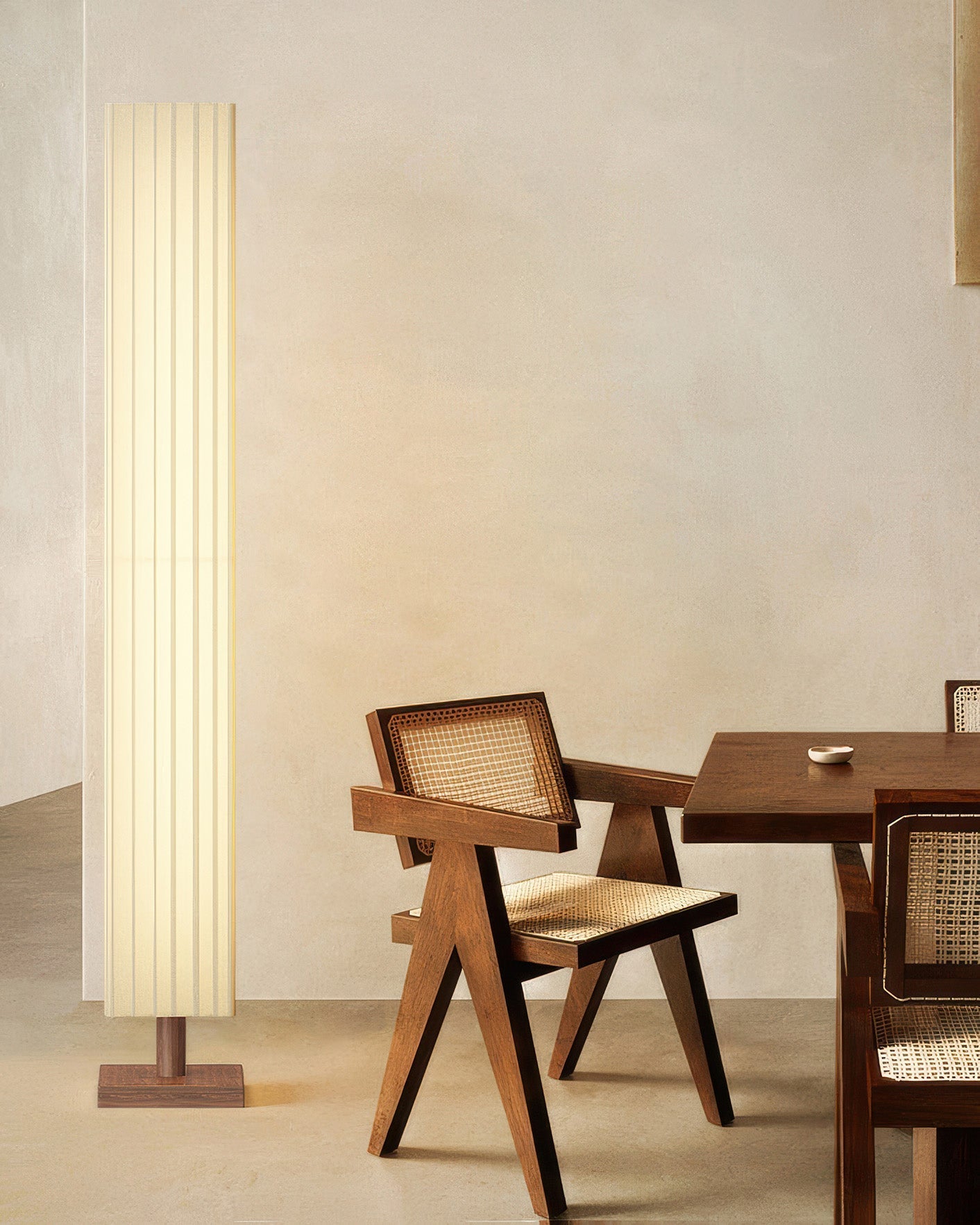 Simplicity Oriental Wabi-Sabi Floor Lamp