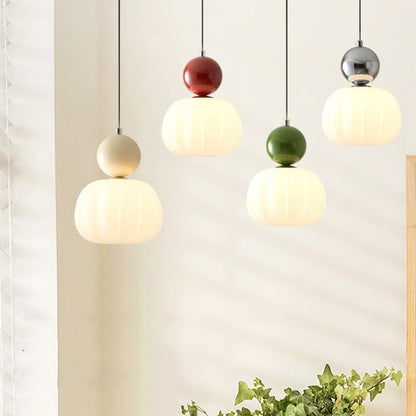 Mini Pumpkin Shade Pendant Lamp