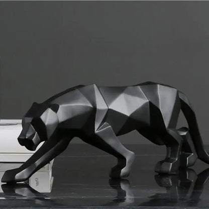 Panther Abstract Figurine