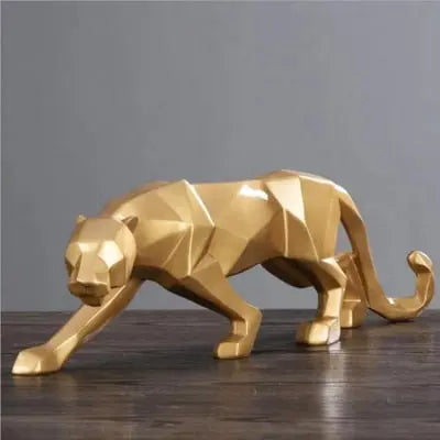 Panther Abstract Figurine