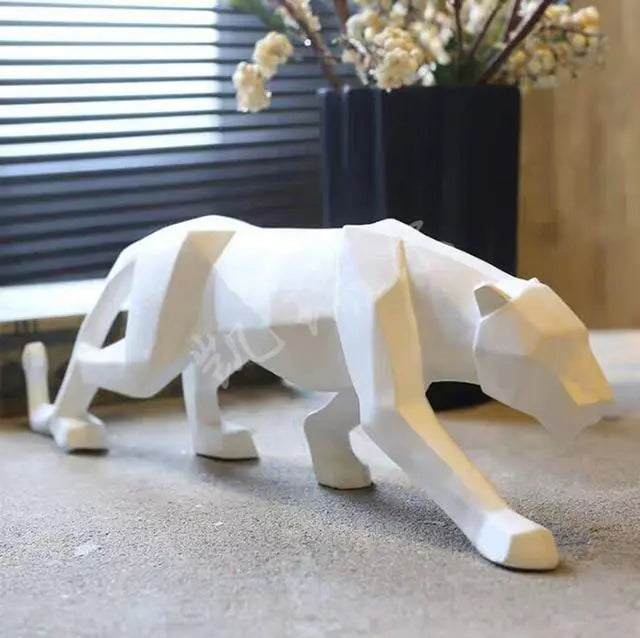 Panther Abstract Figurine