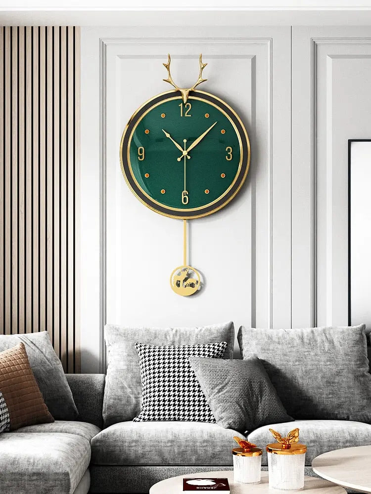 Quincy Pendulum Wall Clock