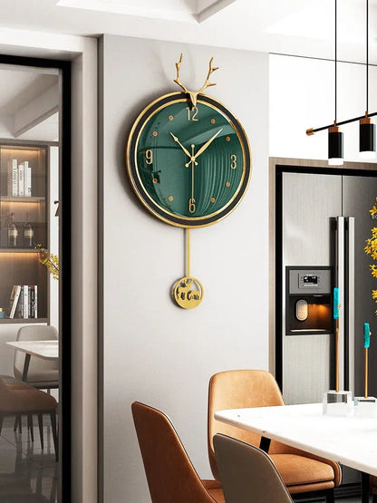 Quincy Pendulum Wall Clock