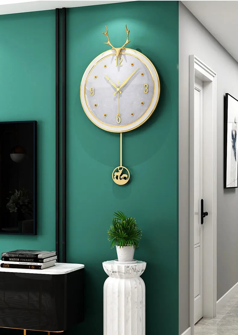 Quincy Pendulum Wall Clock