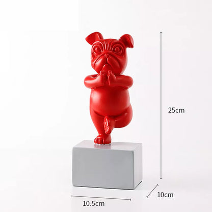 Yoga Dog Statuette