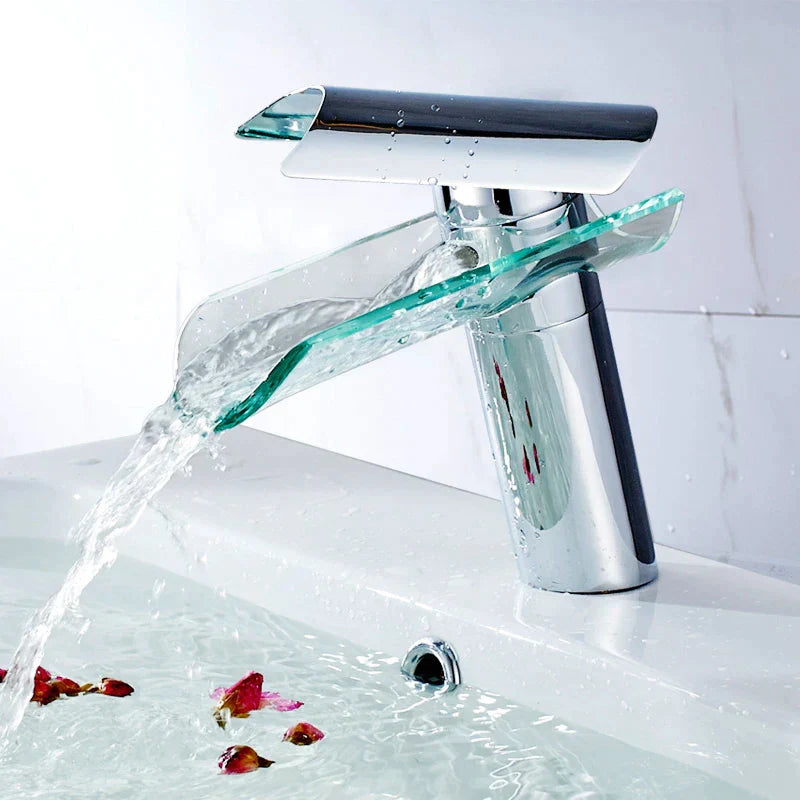 Miravique Glass Waterfall Faucet