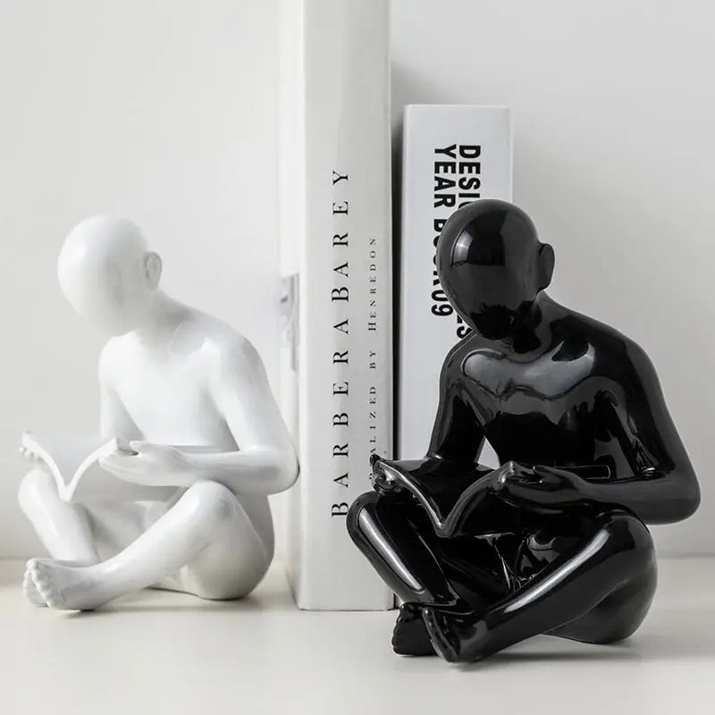 Reading Man Bookend