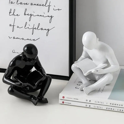 Reading Man Bookend