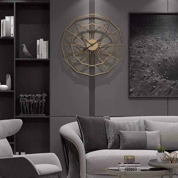 Retro Art Wall Clock - Timeless Eye-Catching