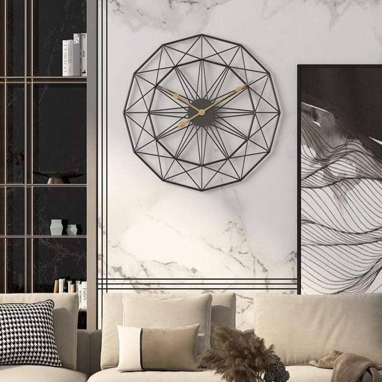 Retro Art Wall Clock - Timeless Eye-Catching