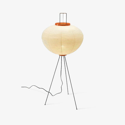 Rice paper floor lamp