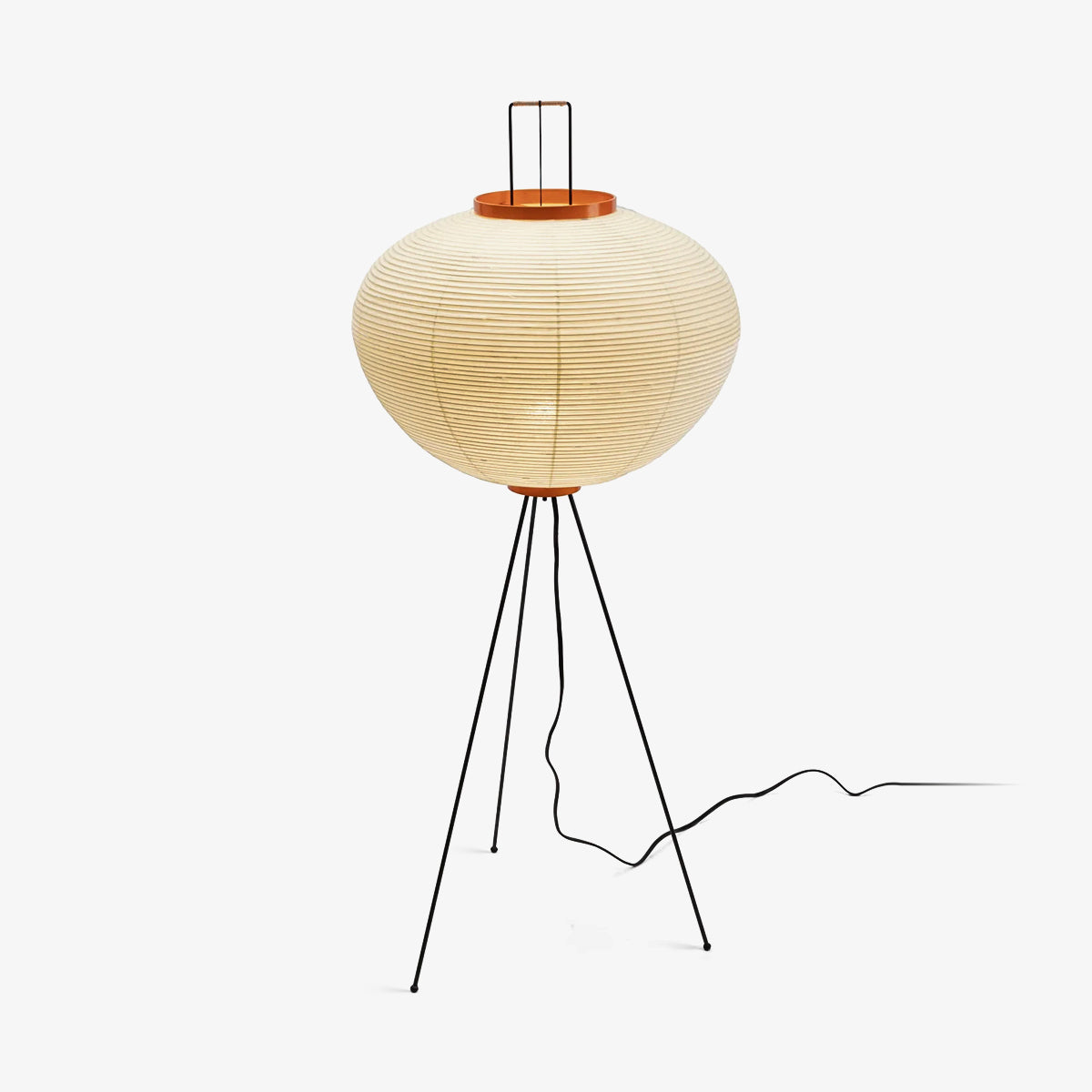 Rice paper floor lamp