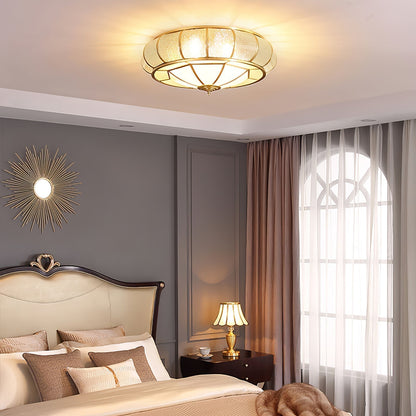 VerreTexturé - Elegant Round Lighting lamp