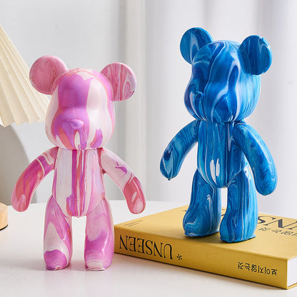 DIY Graffiti Bear Figurine