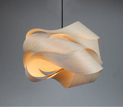 Southeast Asian Wood Pendant Lights