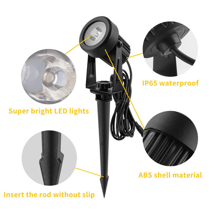 Solar Spotlight Waterproof IP65 Solar Powered LED