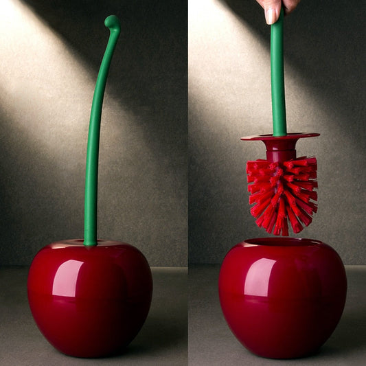 Miravique Nordic Cherry Toilet Brush and Holder