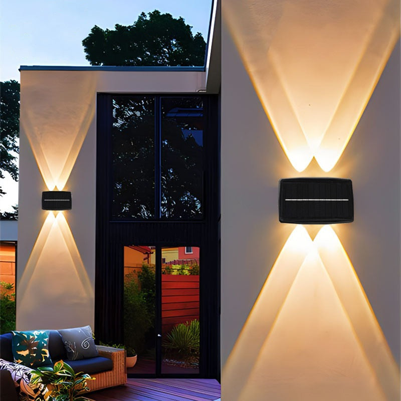 Solar LED Outdoor Wall Lamp - Waterproof