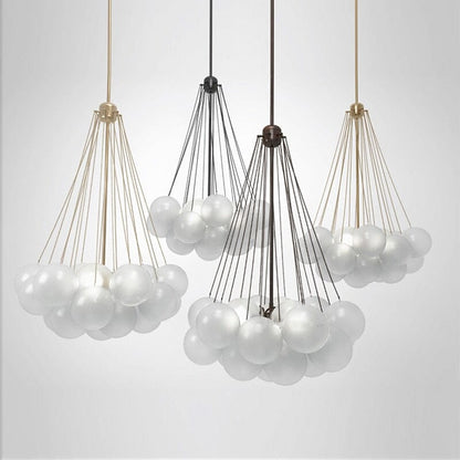 Vrimlo Frosted Ball Chandelier