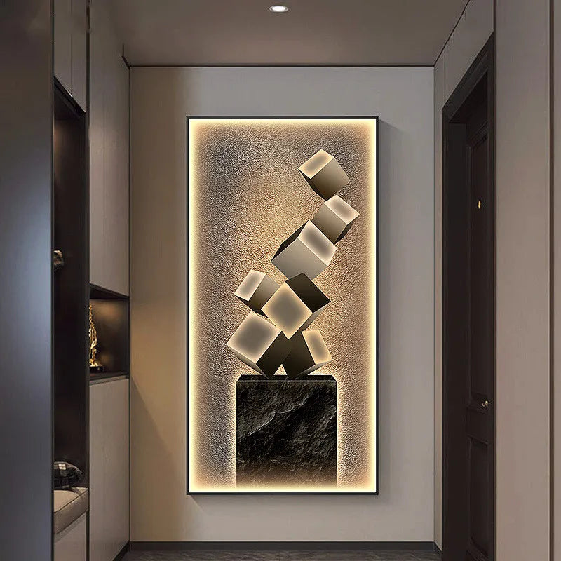 Modern Artistic Wall Light – Adjustable LED Design for Home Decor & Artwork Illumination