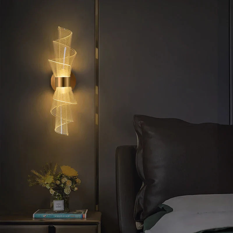 Nordic Spiral - Scandinavian Design LED Wall Light