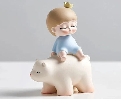 Creative Cartoon Resin Doll Ornaments