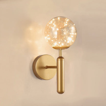 Luminous Globe - Colored Glass LED Wall Light