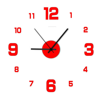 Creative Frameless Wall Clock