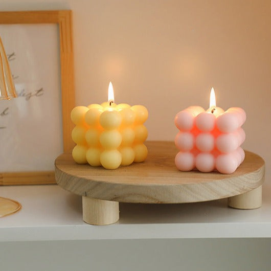 Bubble Cube Decorative Candles