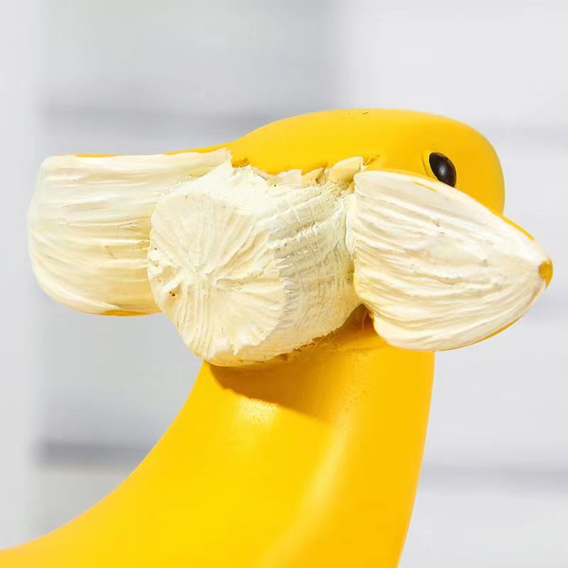 Funny Banana Dog Statue