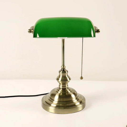 Retro Banker's Table Lamp