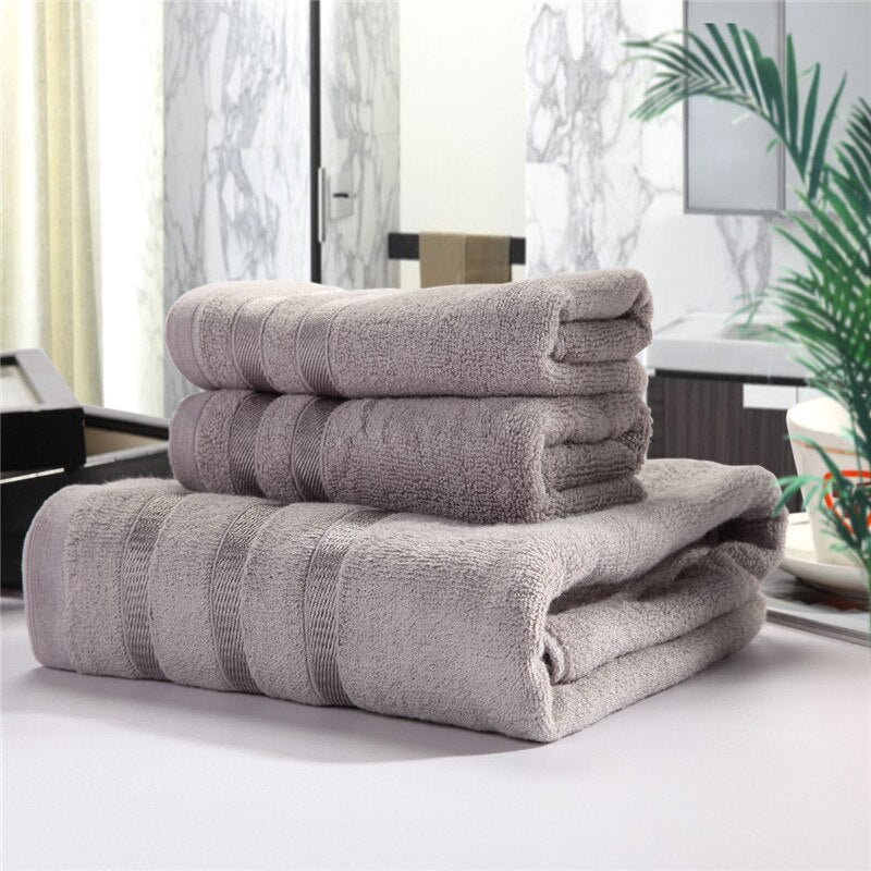 Premium Bamboo Bath Towel Set | bathroom