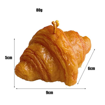 Croissant Candle Pastry Shaped Candle