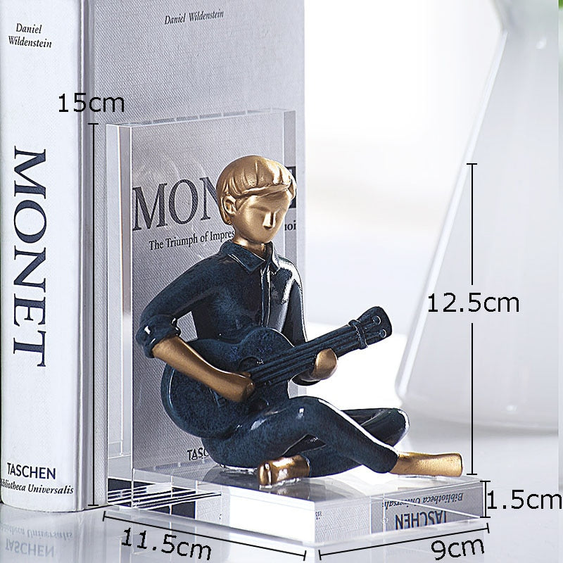 Musician Bookends