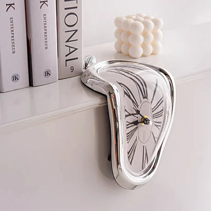 Wall Clock - Surreal Melting Clock Dali Style