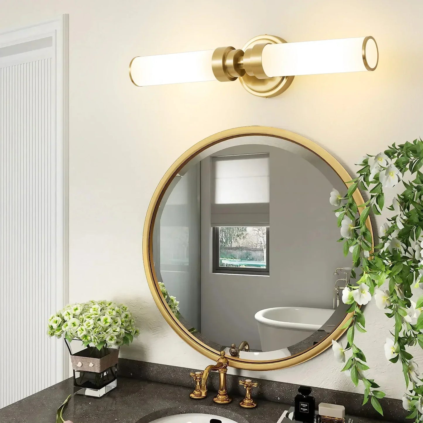 Miravique - Two-Bulb Wall/Vanity Sconce