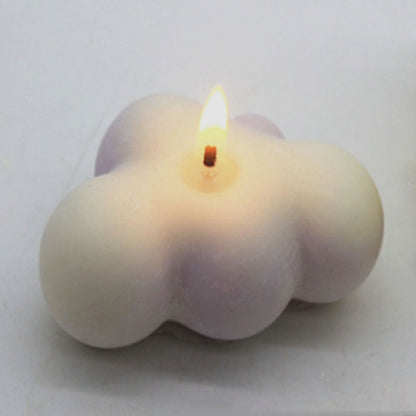 Cloud Paint Decorative Candle