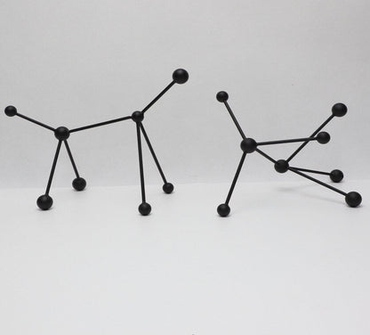 Nordic Modern Geometry Molecule Metal Home Decor Ornament