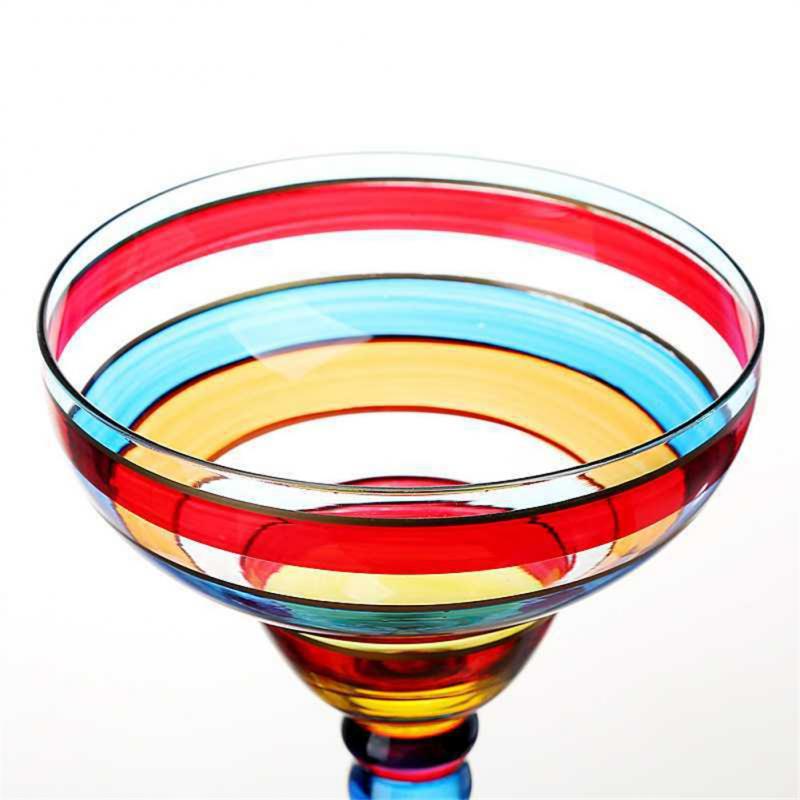 Colorful Margarita Wine Glasses