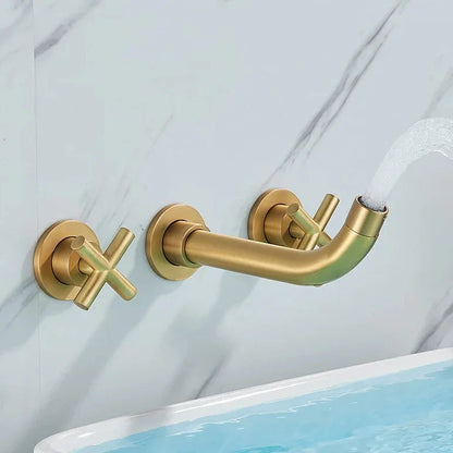 Miravique Two-Handle Wall Mounted Faucet