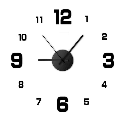 Creative Frameless Wall Clock