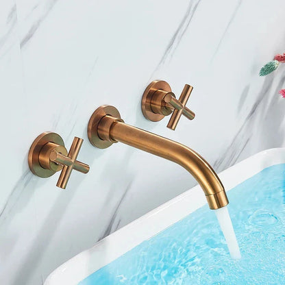 Miravique Two-Handle Wall Mounted Faucet