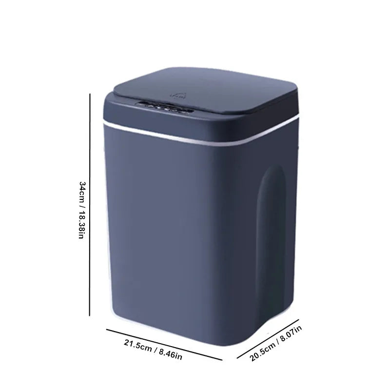 Sophia Smart 16L Automatic Sensor Trash Can – Touchless Waterproof Waste Bin for Kitchen & Bathroom